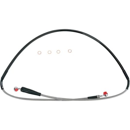 Latiguillo de freno trenzado de acero inoxidable para SUZUKI DR-Z 400 de 2005, 2006, 2007, 2008, 2009, 2010, 2011, 2012