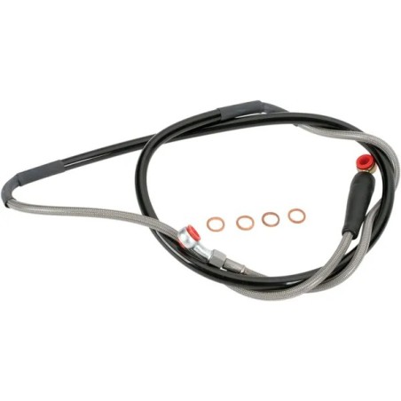 Durite de frein tressée en acier inoxydable pour YAMAHA WR 400, YZ 125, YZ 250, YZ 400, YZ 450 de 1998, 1999, 2000, 2001, 2002