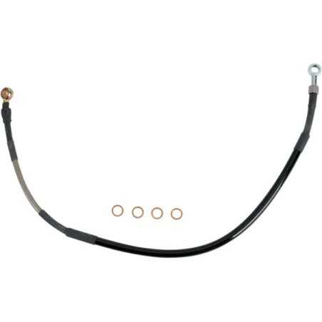 Edelstahl-Bremsschlauch mit Geflecht für YAMAHA WR 400, WR 426, YZ 125, YZ 250, YZ 400, Baujahre 1998 bis 2003