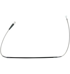 Braided stainless steel brake hose for YAMAHA YZ 125, YZ 250, YZ 450 from 2005, 2006, 2007, 2008