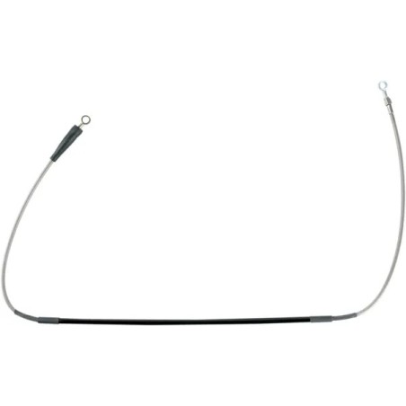 Braided stainless steel brake hose for YAMAHA YZ 125, YZ 250, YZ 450 from 2005, 2006, 2007, 2008