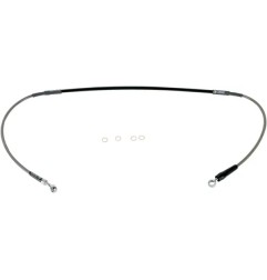 Stainless steel braided brake hose for FANTIC, YAMAHA XE 125, XX 250, YZ 125, YZ 250, YZ 450 from 2008, 2009, 2010