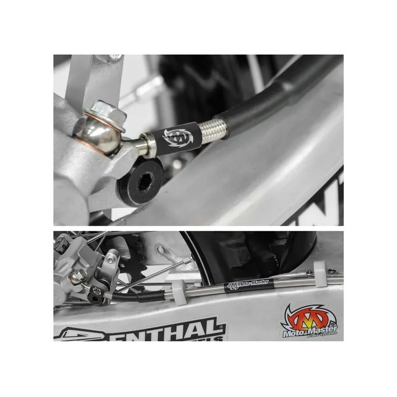 Stainless steel brake hose for GAS GAS, HUSQVARNA, KTM MC 65, TC 65, SX 65 from 2023 to 2026