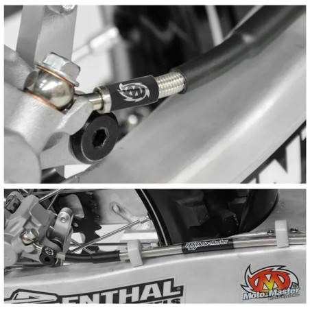 Latiguillo de freno de acero inoxidable para GAS GAS, HUSQVARNA, KTM MC 65, TC 65, SX 65 a partir de 2023, 2024, 2025, 2026