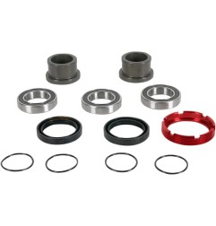 Kit roulements de roue étanches avec entretoise arrière PIVOT WORKS pour HM MOTO, HONDA CR 125 R, CRF 450 L de 2000 à 2024