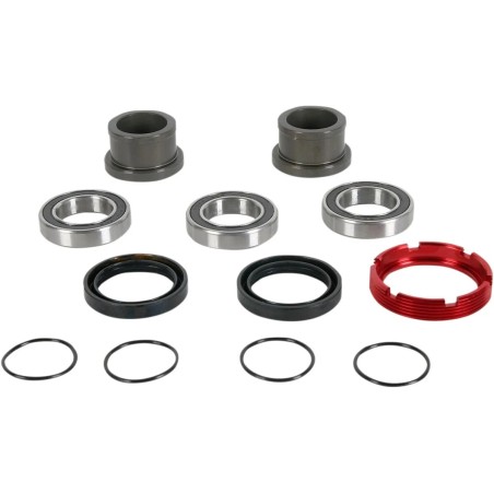 Kit roulements de roue étanches avec entretoise arrière PIVOT WORKS pour HM MOTO, HONDA CR 125 R, CRF 450 L de 2000 à 2024
