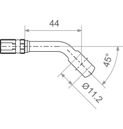 Acoplamiento banjo TRW Varioflex Motocross