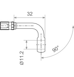 TRW Varioflex banjo coupling for Motocross