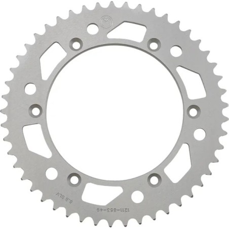 MOOSE OFFROAD aluminium rear sprocket for KREIDLER, YAMAHA, MUSTANG, DT R, DT MX, IT, TT-R, WR F, YZ F from 1974 to 2006