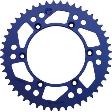 MOOSE OFFROAD aluminium rear sprocket for HONDA, YAMAHA XR, TT-R, WR 250 F, WR 400 F, YZ 250 F from 1979 to 2026