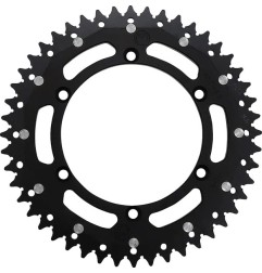 Couronne double MOOSE pour KAWASAKI, SUZUKI de 1982 à 2022 dents aux choix