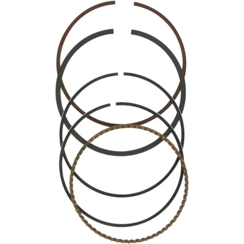 Set of replacement piston rings for HONDA, KAWASAKI, SUZUKI, YAMAHA XR 350, KFX 700, DL 650, SV 650, YFM 400 from 1983 to 2014