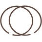 Piston ring set for HONDA, KAWASAKI, SUZUKI, YAMAHA CR 80, GS 100, KD 100, KFX 80, KH 100, KX 80 from 1974 to 2006