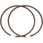 Set of piston rings for HONDA, KAWASAKI, YAMAHA CR 80, KX 80, BW 80, YZ 80 from 1982 to 2006