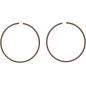 Set of replacement piston rings for KAWASAKI, SUZUKI, YAMAHA KX 500, LT 500, DT 400, IT 400, MX 400, YZ 400 from 1975 to 2003