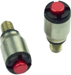 Motocross fork air bleeders