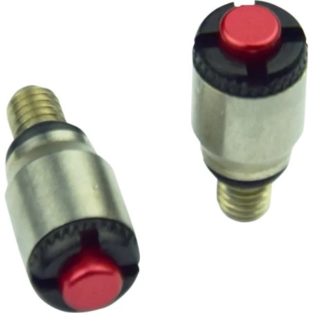 Motocross fork air bleeders