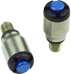 Motocross fork air bleeders