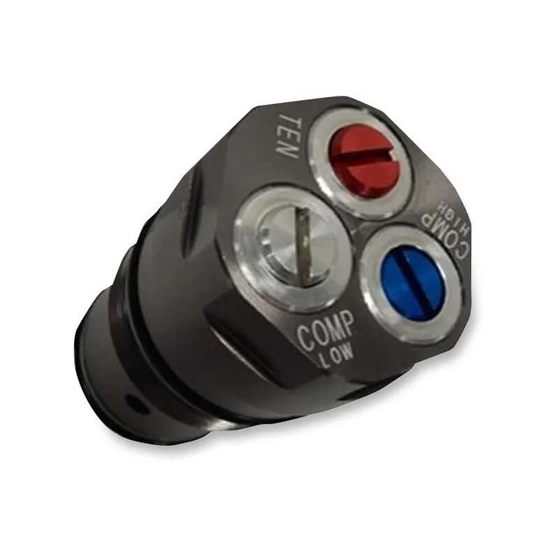 Einstellrad für die Druckstufe des Stoßdämpfers KYB für BETA, FANTIC, GAS GAS, HONDA, HUSQVARNA RR 125, RR 200 (Baujahre 201