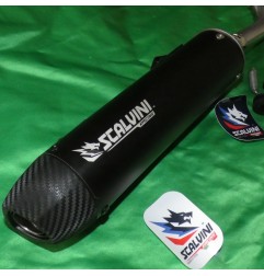 SCALVINI carbon exhaust silencers for KTM SX, HUSQVARNA TC, GAS GAS MC 125 from 2023 to 2025