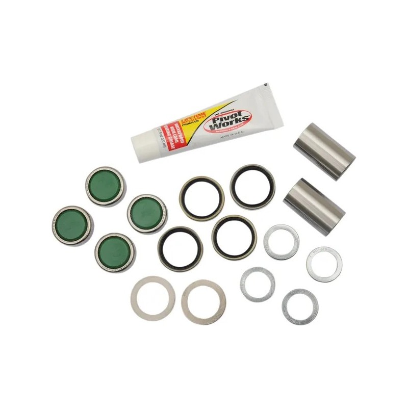 Kit de roulements de bras oscillant PIVOT WORKS pour BETA, GAS GAS RR 125, RR 200, RR 250, RR 300, RR 350, RR 390 de 2021 à 2024