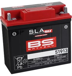 Batterie AGM SLA MAX Factory-Activated sans entretien BS BATTERY pour HONDA TRX 250 de 1987 à 2018