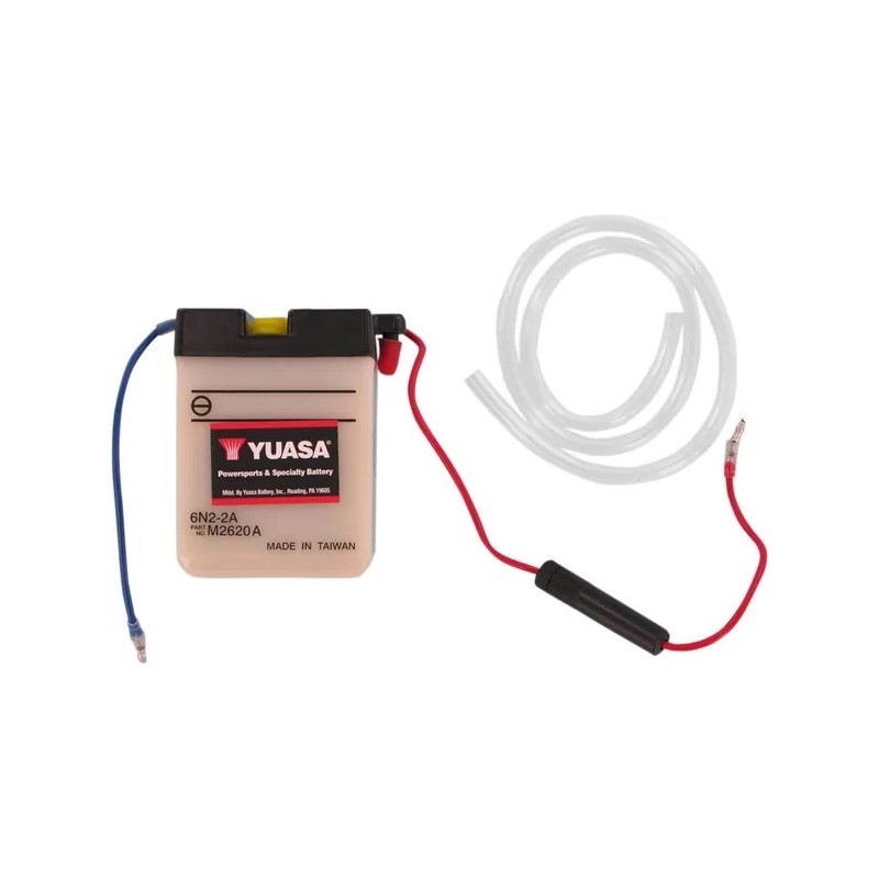 Batería convencional YUASA para HONDA, YAMAHA CB 50, TT 350 de 1985 a 1989