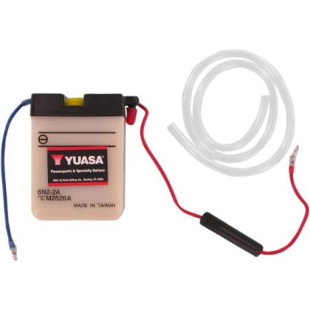 Conventional battery YUASA for HONDA, YAMAHA CB 50, TT 350 from 1985 to 1989