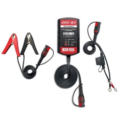 CHARGEUR DE BATTERIE BS10 6 V/12 V-1 A - Prise Royaume-Uni BS BATTERY pour Motocross
