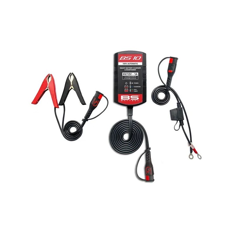 BS10 BATTERY CHARGER 6 V/12 V-1 A - UK plug BS BATTERY for Motocross