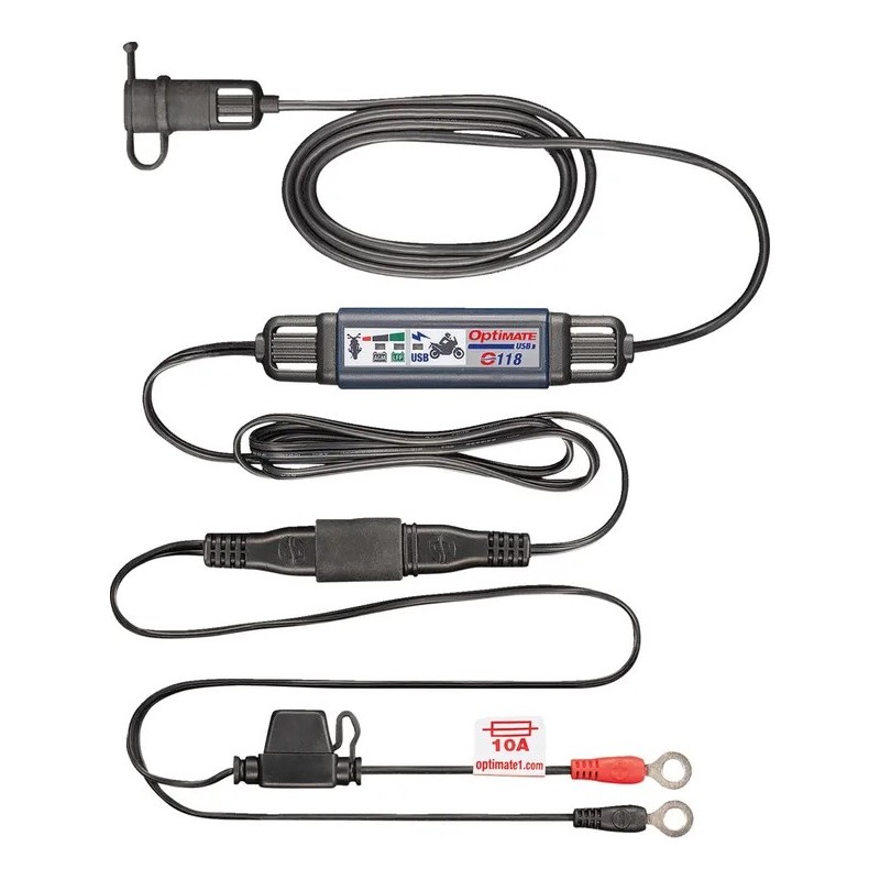 Chargeur OptiMate batterie vers USB-C TECMATE pour Motocross