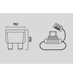 Fusible de cuchilla FLOSSER Motocross