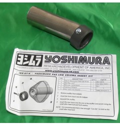 DB-Killer YOSHIMURA RS-2 pour HONDA CRF, KAWASAKI KFX, KLX, KXF, SUZUKI RMZ, YAMAHA YFM, YFZ 450, 700 de 2005 à 2021