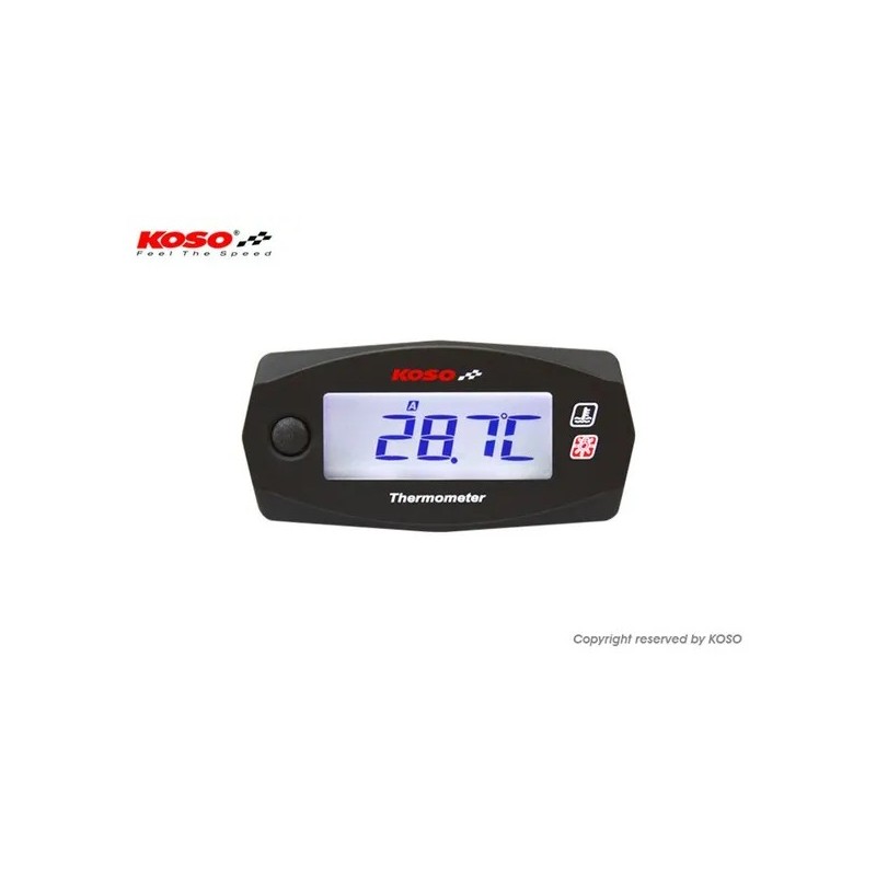 Termómetro doble Mini-4 KOSO para Motocross
