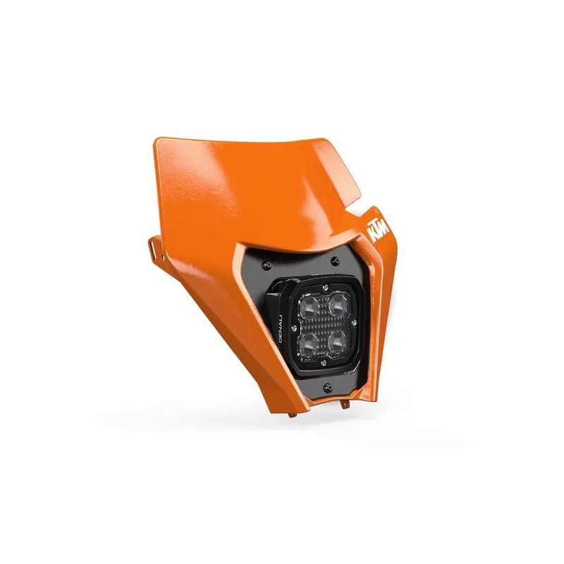 DENALI headlight mounting kit for KTM EXC-F 250, EXC-F 350, EXC-F 450, EXC-F 500, XC-W 150, XC-W 250 from 2013 to 2023