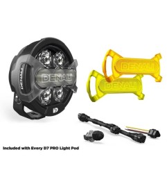 Phares additionnels D7 PRO Multi-Beam avec système X-Lens modulaire DENALI pour Motocross