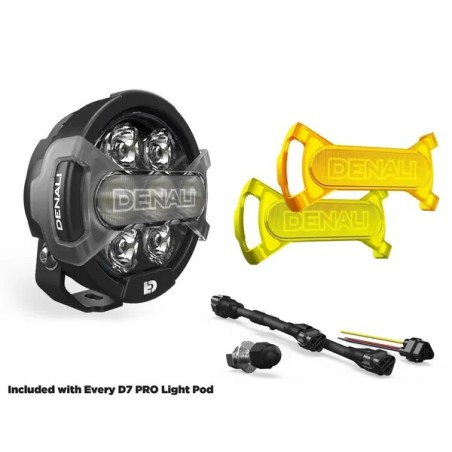 Faros adicionales D7 PRO Multi-Beam con sistema modular DENALI X-Lens para Motocross