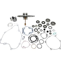 Kit de réfection moteur complet pour 2 temps VERTEX pour KAWASAKI KX 65 de 2006 à 2020