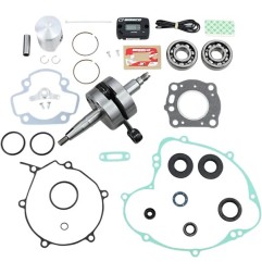 Kit de réfection moteur - Garage Buddy - 2 temps WISECO pour KAWASAKI, SUZUKI KX 60, RM 60 de 1985 à 2003