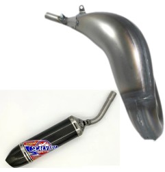 Muffler SCALVINI complete with full carbon silencer for HM 125 ROTAX from 2010 to 2015