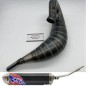 Pot d'échappement SCALVINI complet avec silencieux carbone/inox pour HM 125 ROTAX de 2010 à 2015