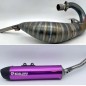 Silenciador SCALVINI completo con silenciador completo de carbono violeta para HM 50 con mayor cilindrada de 2010 a 2015