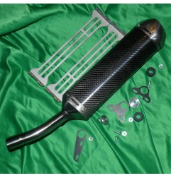 SCALVINI carbon/stainless steel exhaust silencer for TM MX 250, 300 from 2015 to 2018