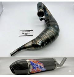 Muffler SCALVINI complete with full carbon silencer for KTM EXC TPI, HUSQVARNA TE FI 150 from 2024