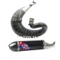 Pot d'échappement SCALVINI complet avec silencieux full carbone pour KTM EXC 200 de 2005 à 2011