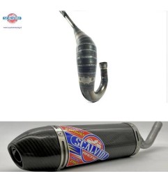 Muffler SCALVINI complete with full carbon silencer for HONDA CR 125 from 2000 to 2007