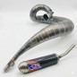 Muffler SCALVINI complete with carbon/stainless steel silencer for HONDA CR 500 from 1989 to 2001