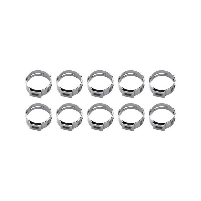 Abrazaderas de oreja Ø 17,0-21,0 mm para sistema de refrigeración MOTION para Motocross Abrazaderas de oreja Ø 17,0-21,0 mm para sistema de refrigeración MOTION para Motocross