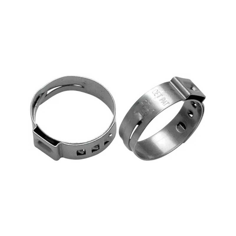 Abrazaderas de oreja Ø 23,9-27,1 mm – lote de 10 para sistema de refrigeración MOTION para Motocross Abrazaderas de oreja Ø 23,9-27,1 mm – lote de 10 para sistema de refrigeración MOTION para Motocross