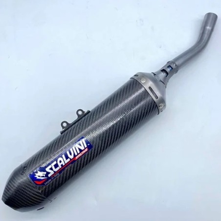 Silencieux d'échappement full carbone SCALVINI pour SHERCO SER 250, 300 de 2019 à 2024